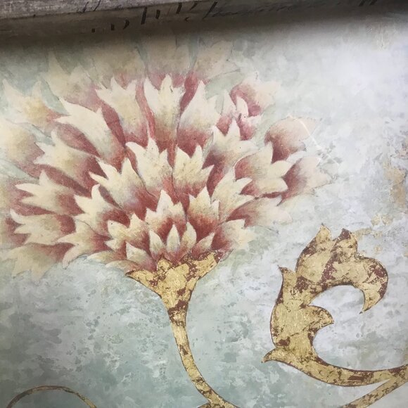 Regina Andrew Floral Still Life Print w/ Wooden Frame & Glass Front - Picture 3 of 6